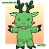 Green Martian Moose- the T-shirt