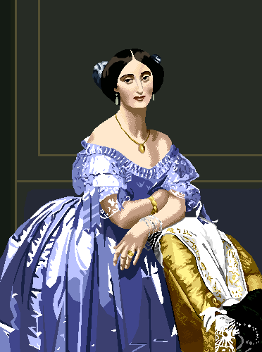 Princesse de Broglie -  Pixelated