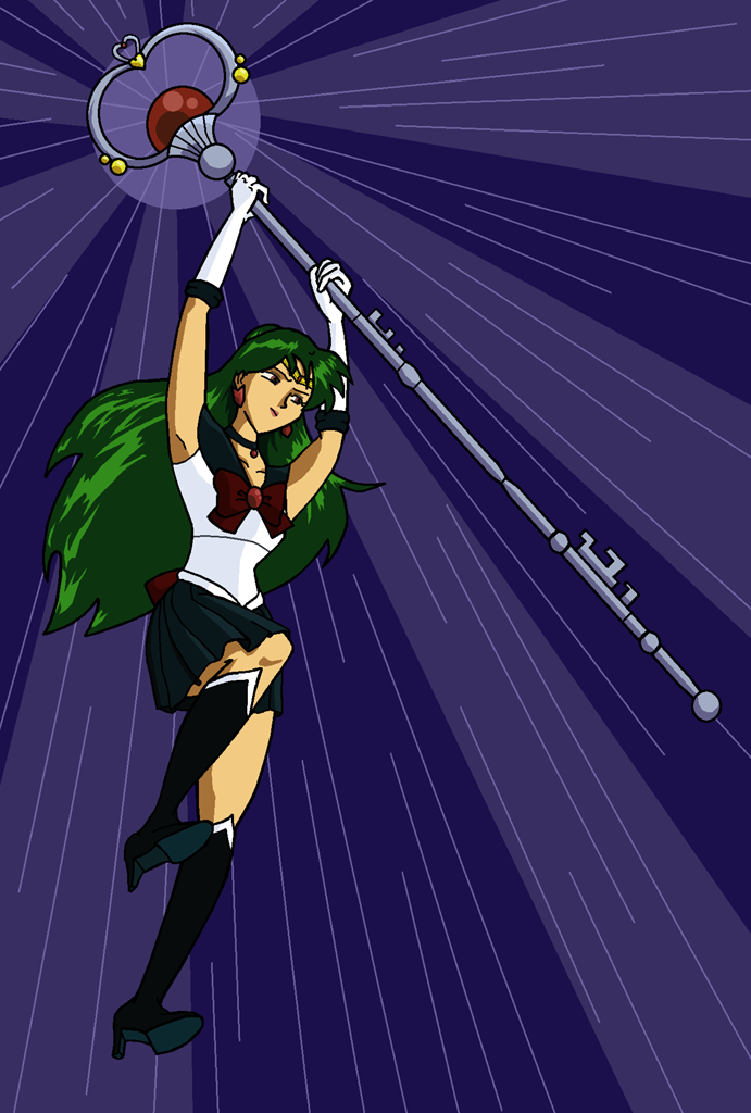 Sailor Pluto Leaping