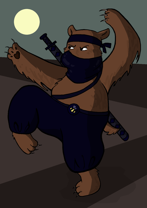 Stealth Ninja Bear