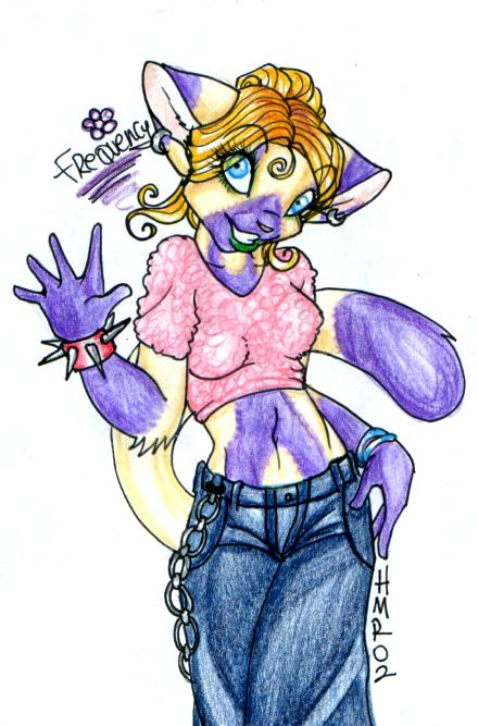 [OLD ART] Frequency in her pink sweater