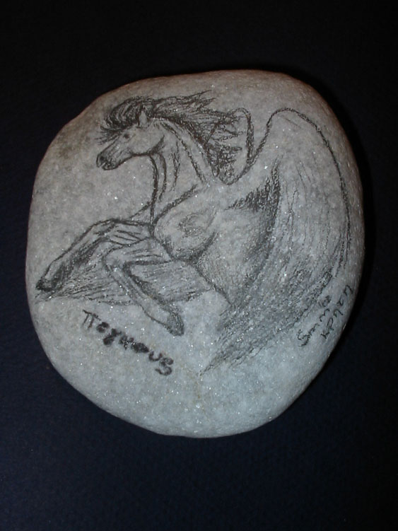 stone pegasus