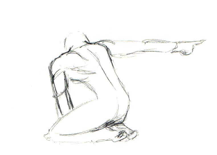 Anatomy Sketch: Male 2