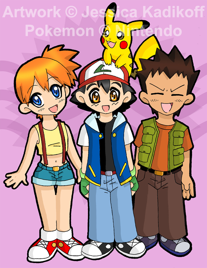 Misty, Ash and Brock