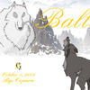 Balto howling at the White Wolf