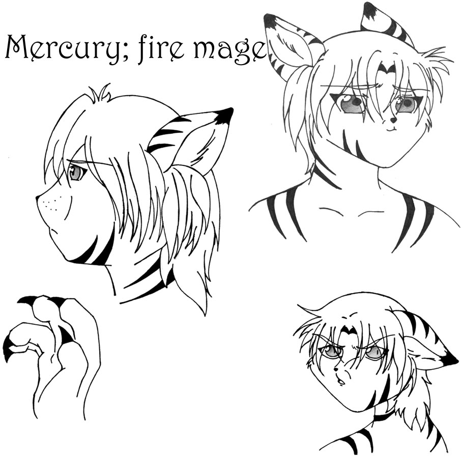 Mercury; fire mage