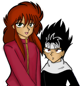 Kurama and Hiei :3