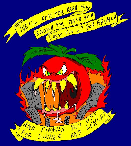 Attack of the Killer Tomatoes... Tattoo.