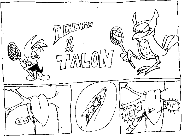 Tooth and Talon page one (New version.)