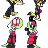 The Zim Cast as Scar and Sketch Characters