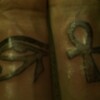Heather's Eye Of Horus And Ankh