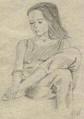 Sitting girl