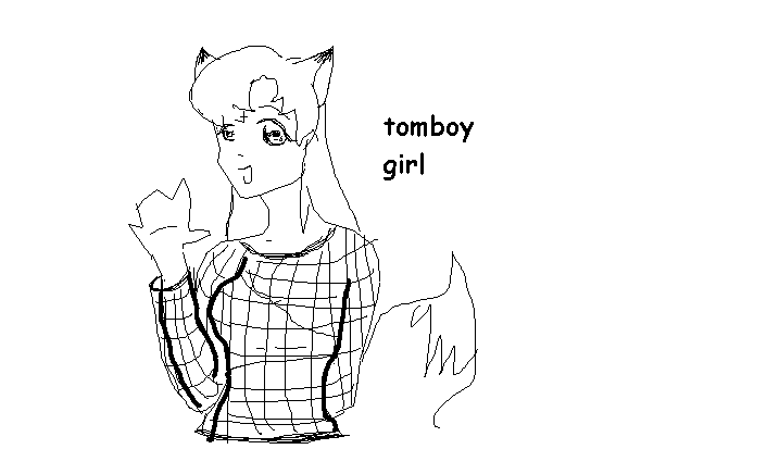 tomboy girl