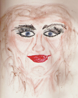 Old Make-up Woman