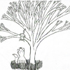 Cat In Tree Doodle
