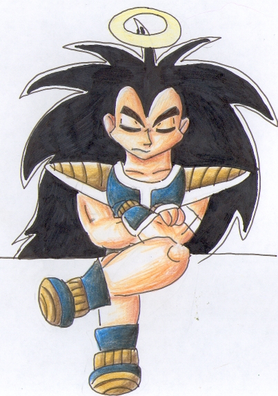 Raditz is dead and he's not happy about it.