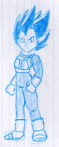 vegeta scetch 1