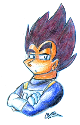 Vegeta sketch 5