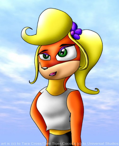 Coco Bandicoot smiles