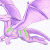 Purple and Green Dragon