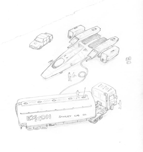 Starfighter refuelling