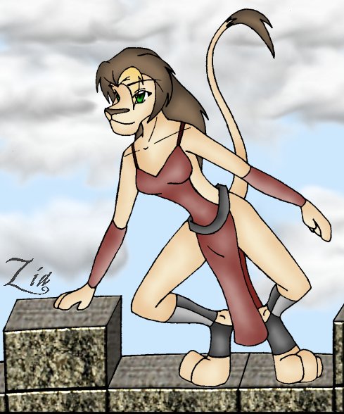 Anthro-Lioness