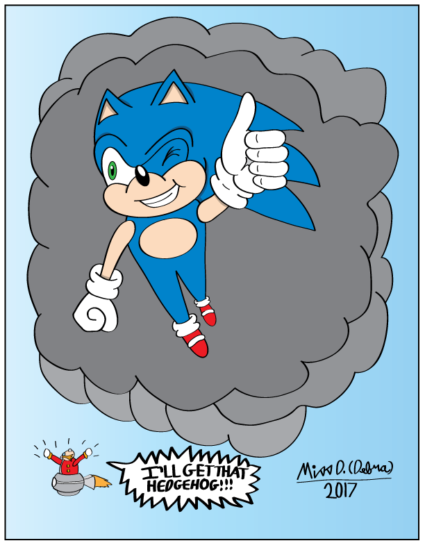 Sonic Blastin in the Sky with Victory!