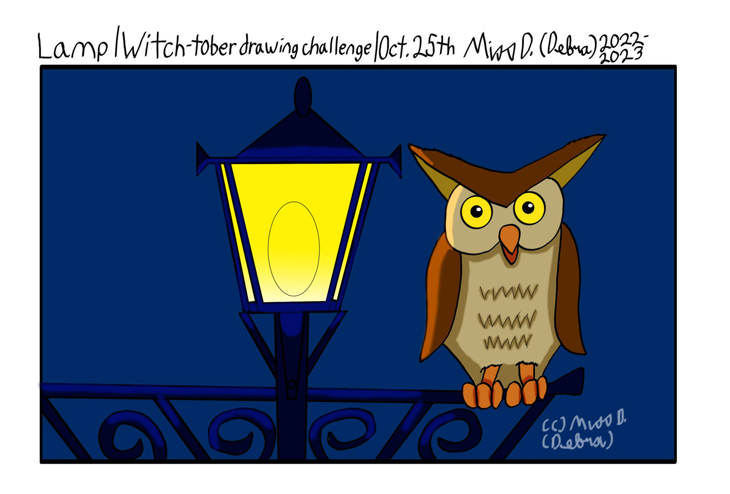 LAMP - Witch-Tober Drawing Challenge Oct. 25th