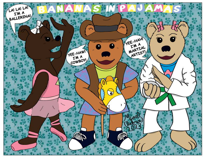 Bananas in Pajamas - Part 1 Bears Dress Up