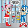 Sonic and Amy Rose Caged Up!