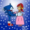 Sonic The Werehog Dancing with Princess Sally