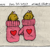 Mittens - December 30th Drawing challenge