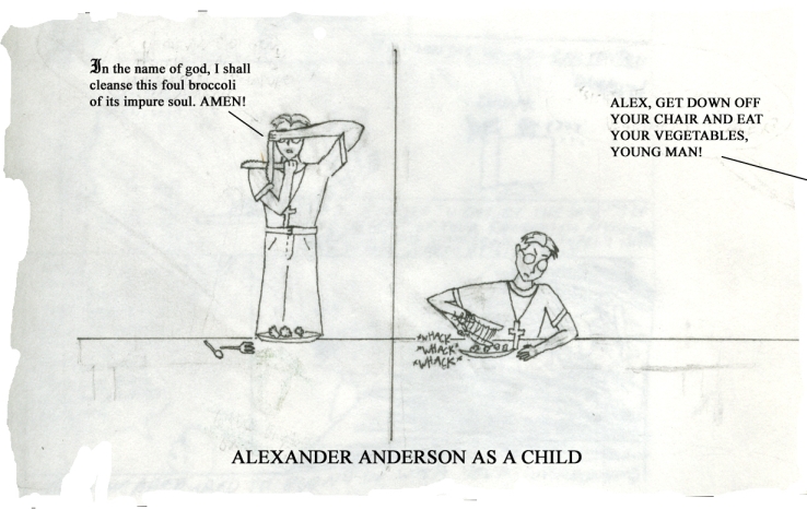 Alexander Anderson as a child
