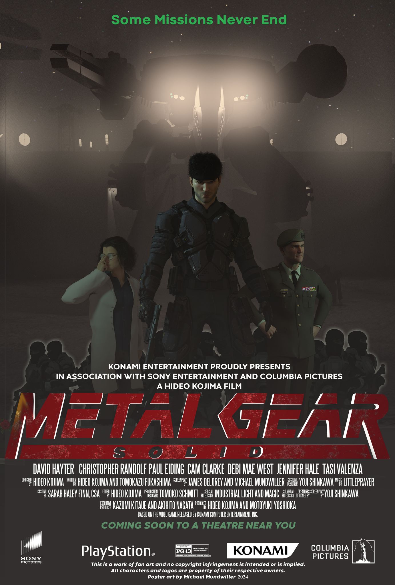 Metal Gear Solid Poster Work by Kirtemor