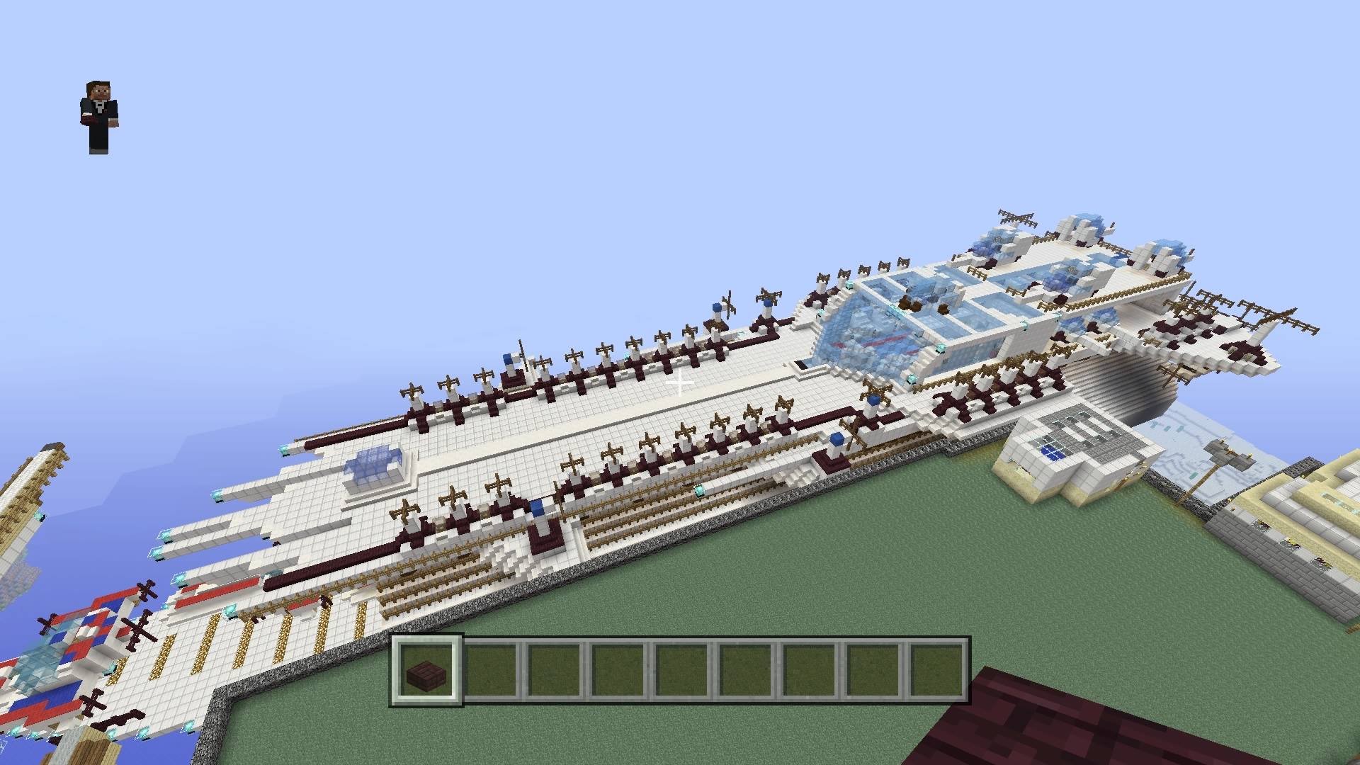 Building of a World-New Avalon GrandLaner Project In Minecraft