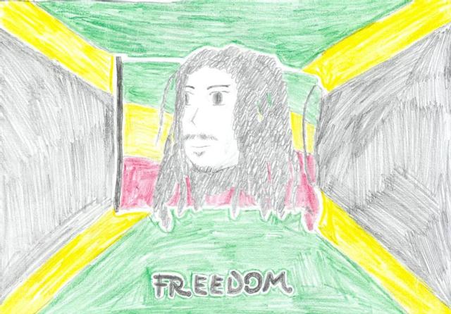 Bob Marley flag