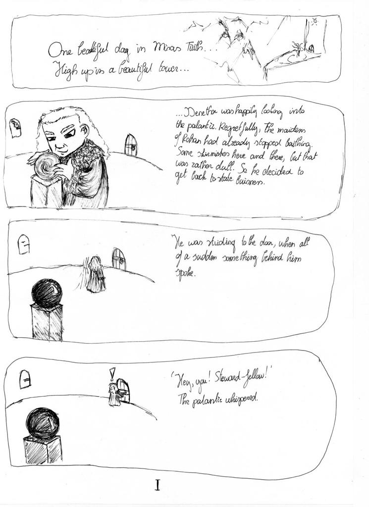 Denethor comic introduction page 1