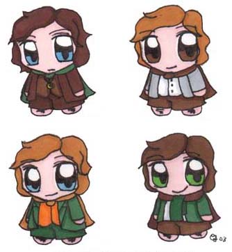 Chibi Hobbits!