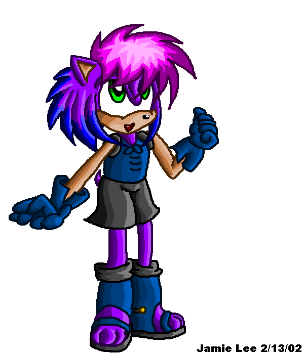 Sonic and Amy's kid Rapid