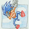 Sonic falling