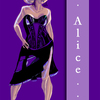 Alice, dressed to kill