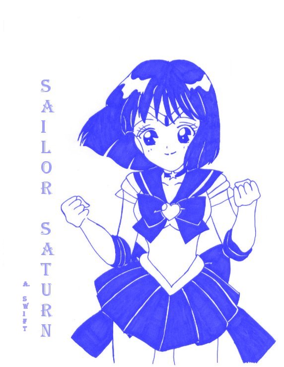 It's Sailor Saturn!