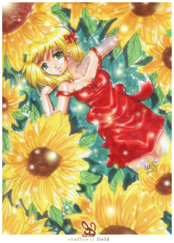 sunflower girl