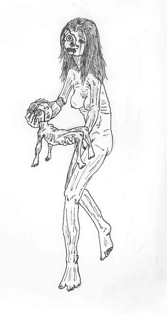 Woman and baby