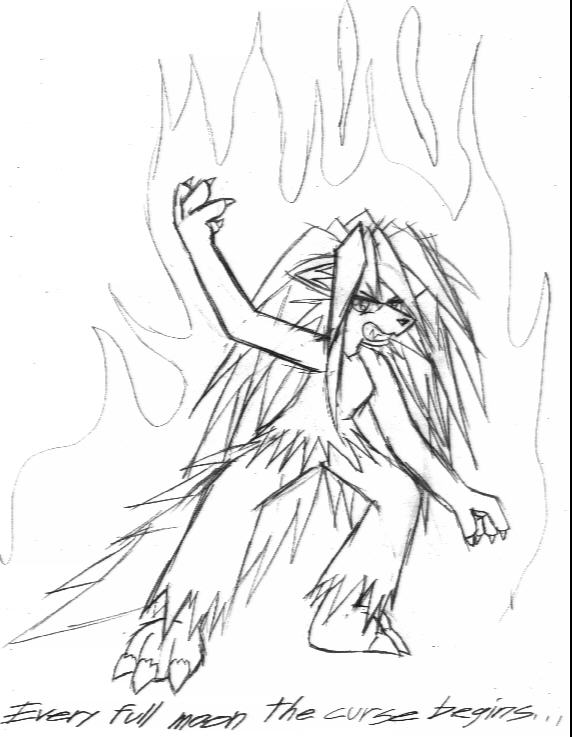 Rommulus Werewolf Sketch
