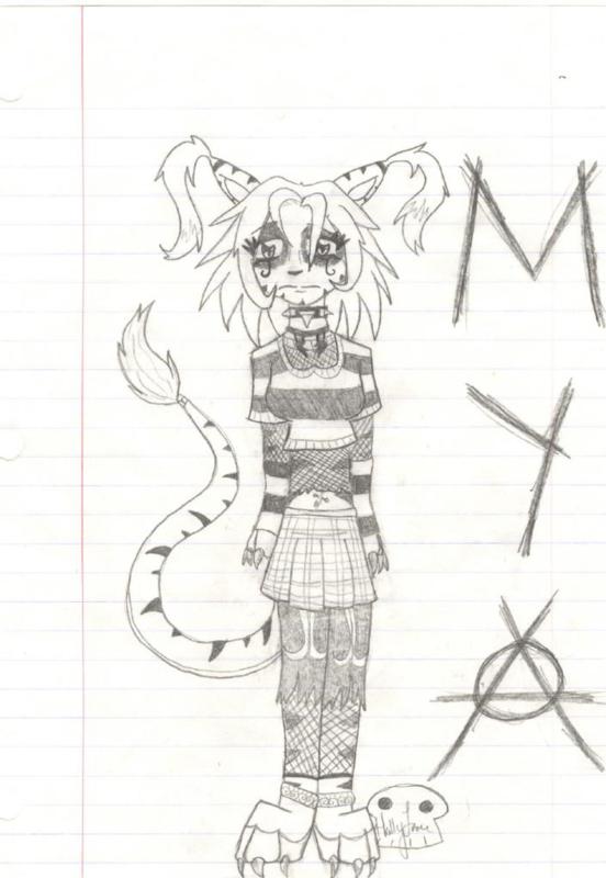 Mya, my lion/cat girl!