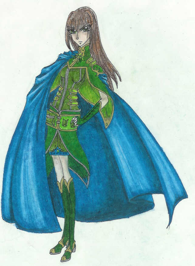 Jade in her uniform