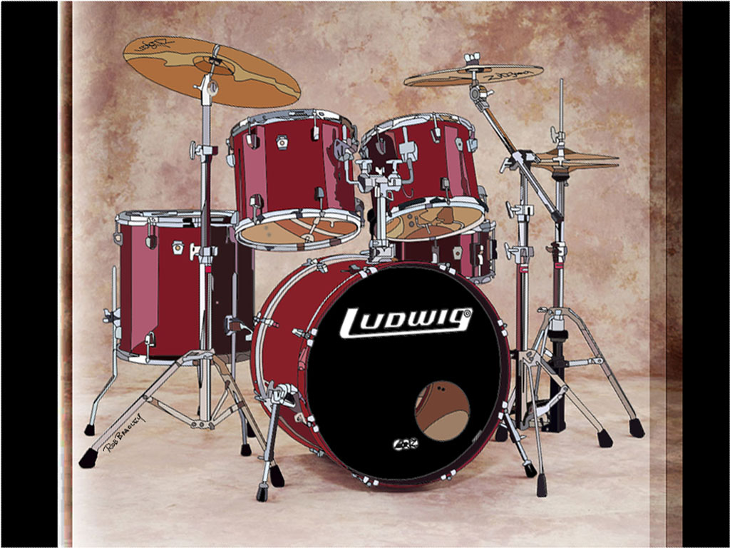 Ludwig Drumset (Maple)