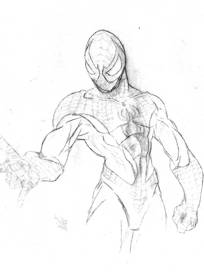 Spider-Man Sam Style Sketch