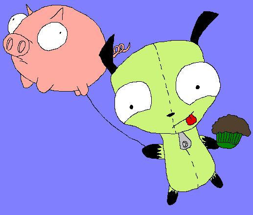Gir's Happy Place (colored)